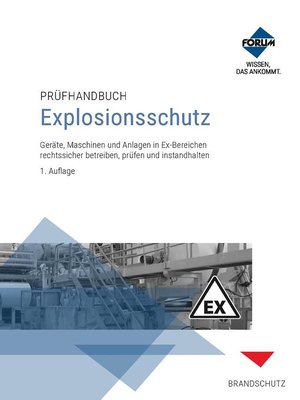 cover image of Prüfhandbuch Explosionsschutz